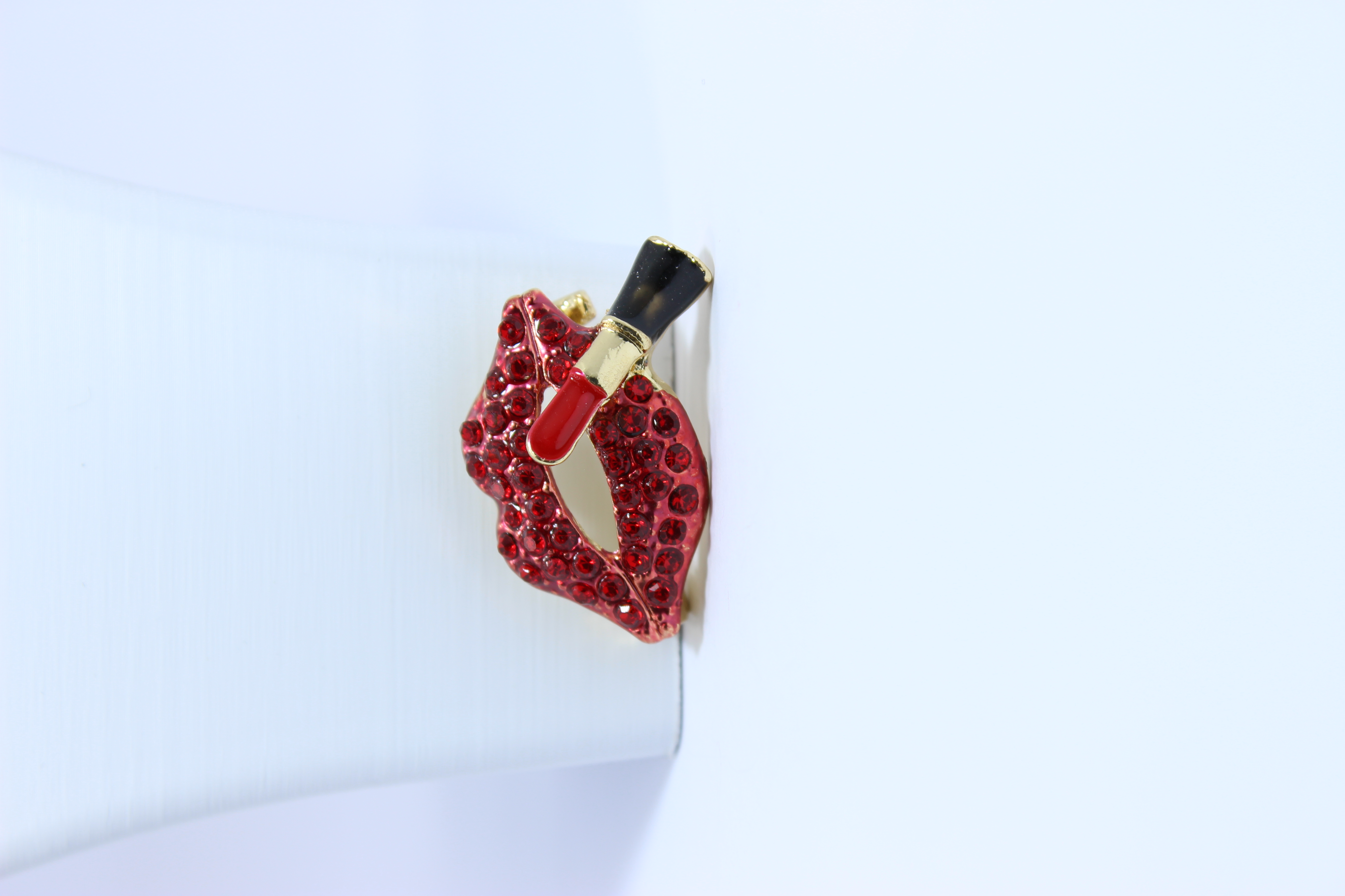 Bi-Takı | Kırmızı Dudak & Ruj Broş