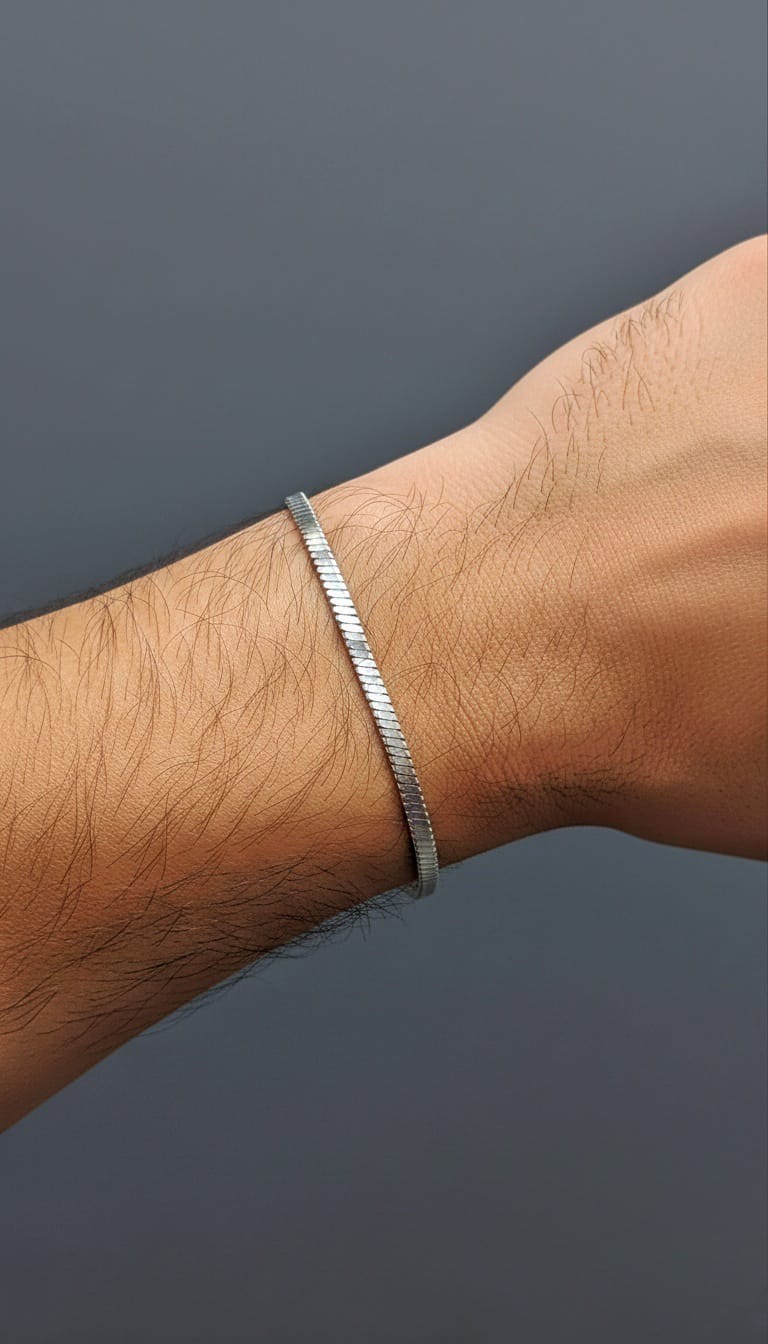 Bi-Takı | İtalyan Gümüş Bileklik